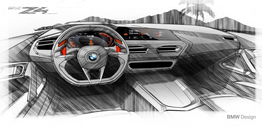 Эскиз BMW Z4 Concept 2017 года  (фото 47 из 61)